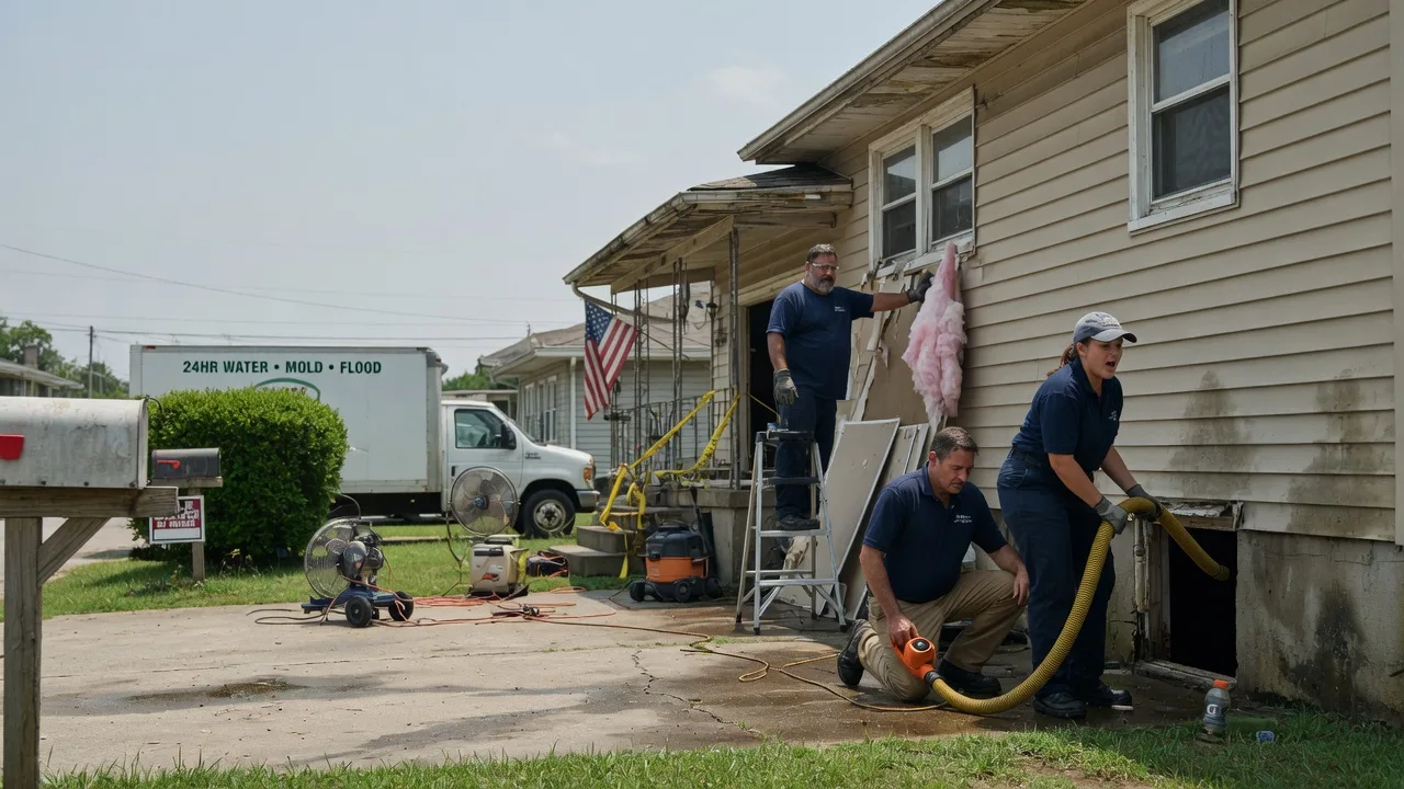 Water Damage Repair in Justice, IL near me